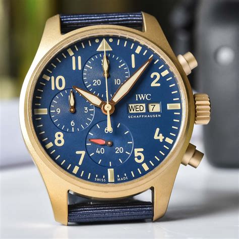 iwc chronograph 41 bronze.